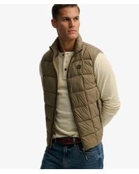 Superdry - & Co Box Quilt Fuji Lite Gilet - Lyst