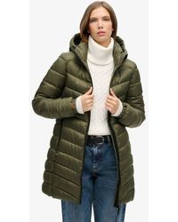 Superdry - & Co Hooded Fuji Mid Padded Jacket - Lyst
