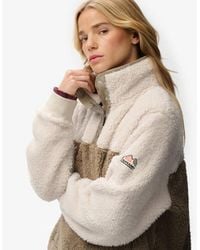 Superdry - Super Soft Mash Up Teddyfleece - Lyst