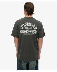 Superdry - Record Label Oversized T-shirt - Lyst