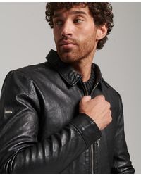 Strikt Spaans zwaard Superdry Leather jackets for Men | Online Sale up to 40% off | Lyst