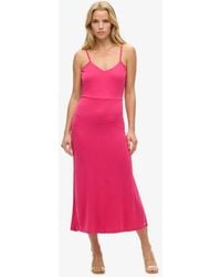 Superdry - Modal Jersey Open Back Dress - Lyst