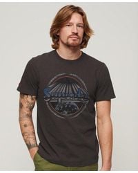 Superdry - T-shirt à motif groupe de rock - Lyst