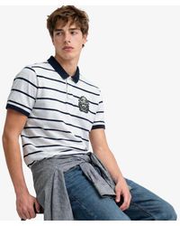 Superdry - & Co Crest Stripe Polo Shirt - Lyst