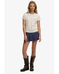 Superdry - Mini Pleated Skort - Lyst
