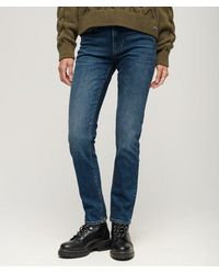 Superdry - & Co Organic Cotton Mid Rise Slim Jeans - Lyst