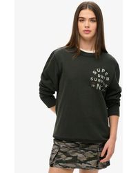 Superdry - & Co Classic Oversized Surplus Graphic Crew Sweatshirt - Lyst