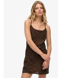 Superdry - & Co Bias Cut Mini Slip Dress - Lyst