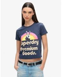 Superdry - 70s Retro Logo Graphic T-shirt - Lyst