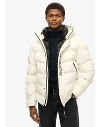 Superdry - Hooded City Graphic Puffer Jacket - Lyst