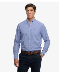Superdry - Preppy Poplin Long Sleeve Shirt - Lyst