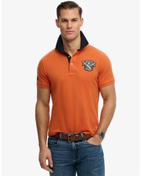 Superdry - & Co Vintage Pique Rugby Polo Shirt - Lyst
