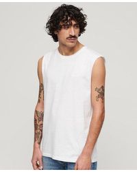 Superdry - Classic Organic Cotton Essential Logo Tank Top - Lyst