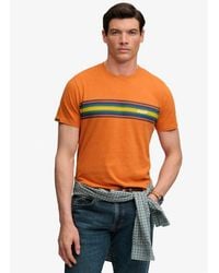 Superdry - & Co Outdoor Stripe Logo Relaxed T-shirt - Lyst