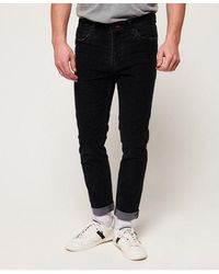 Superdry - Slim Tyler Cord Five Pocket Trousers Sherman - Lyst