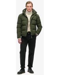 Superdry - & Co Everest Short Hooded Puffer Jacket - Lyst