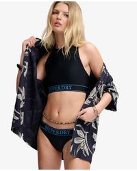 Superdry - & Co Logo Racer Back Bikini Top - Lyst