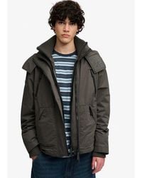 Superdry - & Co Hooded Microfibre Arctic Windcheater Jacket - Lyst