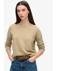 Superdry - & Co Essential Crew Neck Jumper - Lyst
