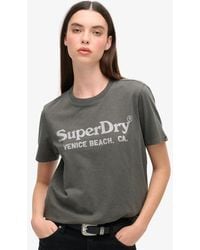 Superdry - & Co Metallic Venue Relaxed T-shirt - Lyst