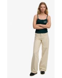 Superdry - & Co Mid Rise baggy Pants - Lyst