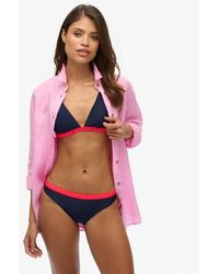 Superdry - & Co Elastic Classic Bikini Bottoms - Lyst