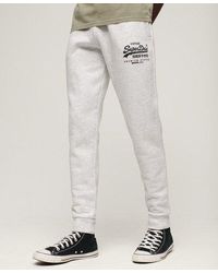 Superdry - Klassieke Heritage joggingbroek Met Vintage Logo - Lyst