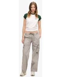 Superdry - & Co Low Rise Utility Pants - Lyst