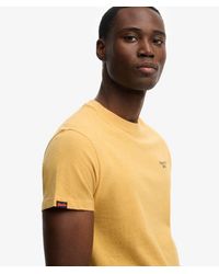 Superdry - Homme T-Shirt Essential À Logo Serif Brodé Taille - Lyst