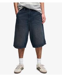 Superdry - & Co Oversized Washed Denim Shorts - Lyst