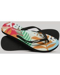 Superdry - Ladies Logo Vegan Flip Flops - Lyst