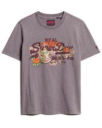 Superdry - & Co Tokyo Vintage Logo Graphic Relaxed T-shirt - Lyst