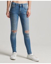 Superdry - Mid Rise Skinny Jeans - Lyst
