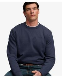 Superdry - & Co Essential Stacked Logo Crew Sweatshirt - Lyst