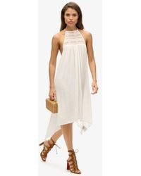 Superdry - & Co Ibiza Halter Midi Dress - Lyst