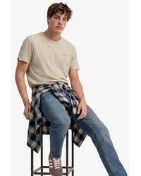 Superdry - & Co Essential Stacked Logo Embroidered T-shirt - Lyst