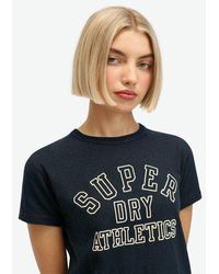 Superdry - Athletic Essentials Graphic Fitted T-shirt - Lyst