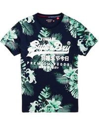 Superdry - Premium Goods All Over Print T-Shirt Nautical - Lyst