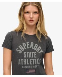 Superdry - & Co Athletic Graphic Fitted T-shirt - Lyst