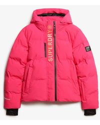 Superdry - Hooded Ski Boxy Puffer Jacket - Lyst