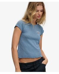 Superdry - & Co Athletic Essentials Slub Graphic T-shirt - Lyst
