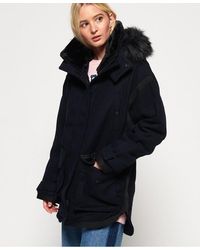Superdry Parka Fjord Ovoid - Azul