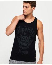 Superdry - Motor Club Mid Vest Top Washed - Lyst