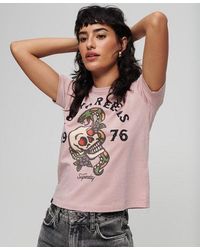 Superdry - Tattoo Graphic 90s Fit T-shirt - Lyst