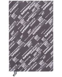 Superdry Toalla de microfibra Sports - Gris
