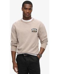 Superdry - & Co Loose Fit Embroidered Logo Mechanic Crew Sweatshirt - Lyst