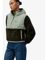 Superdry - Super Soft Hybrid Half Zip Jacket - Lyst