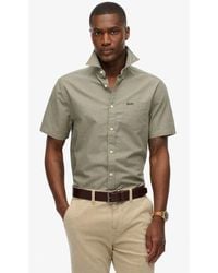 Superdry - & Co City Cotton Linen Short Sleeve Shirt - Lyst