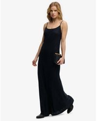 Superdry - & Co Bias Cut Maxi Slip Dress - Lyst