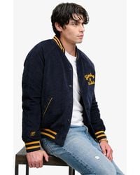 Superdry - & Co Cord Varsity Bomber Jacket - Lyst